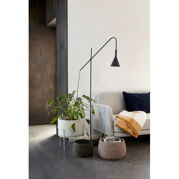 Tumši zila spilvendrāna Hübsch Astra, 60 x 40 cm-image-2