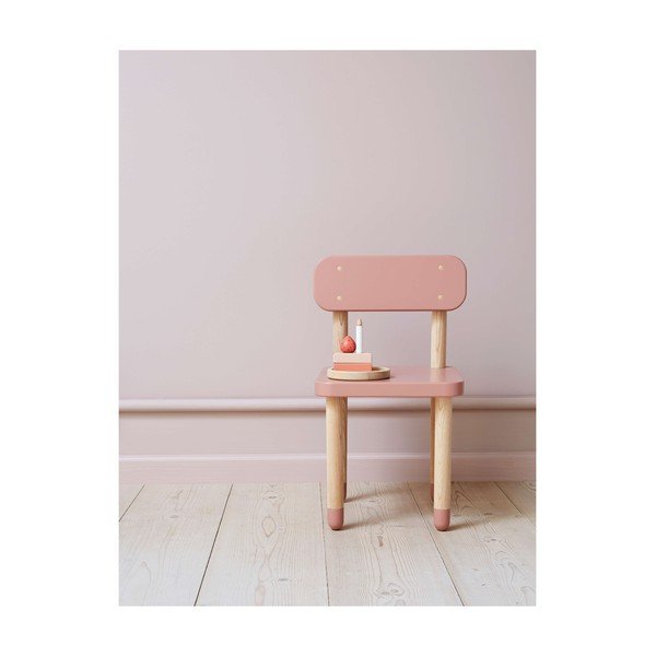 Rozā bērnu krēsls Flexa Dots-image-1