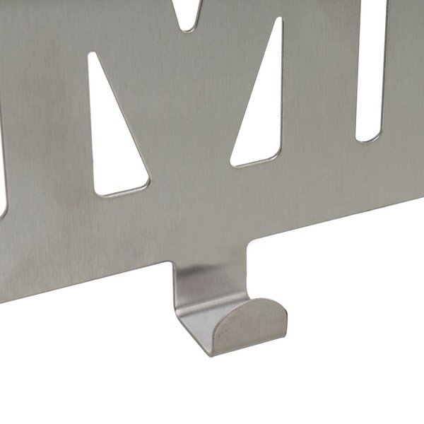 Matētas sudraba krāsas metāla durvju pakaramais 32 cm Home – Casa Selección-image-1