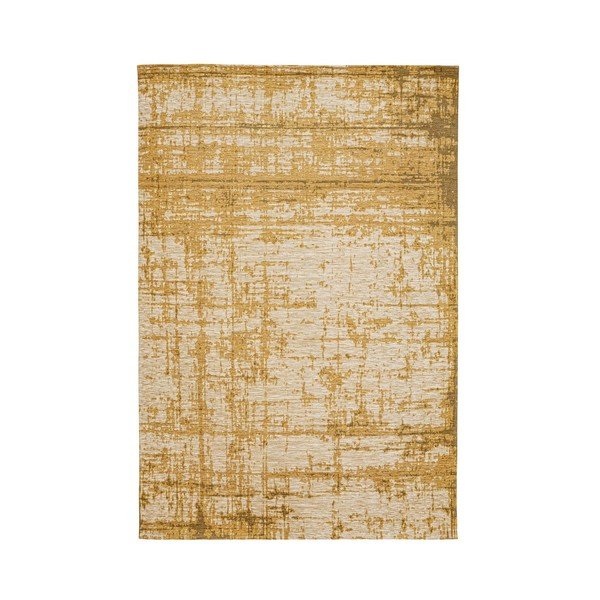 Sinepju dzeltens ar rokām darināts paklājs no šenila 155x230 cm Yuno – Bizzotto