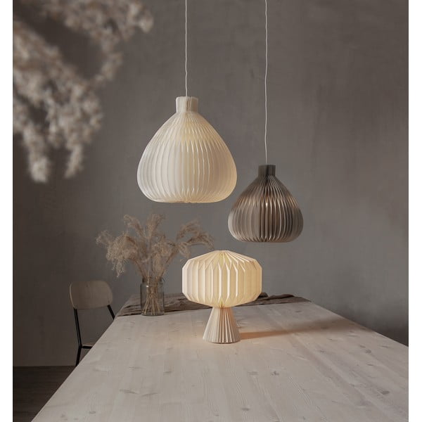 Krēmkrāsas abažūrs ø 38 cm Honeycomb – Star Trading-image-3