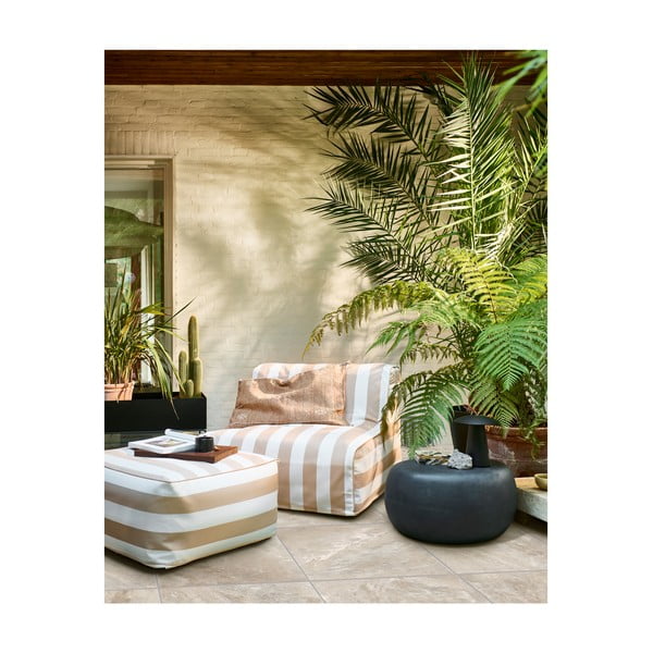 Balts/bēšs piepūšamais dārza pufs Sit On Air – vtwonen-image-4