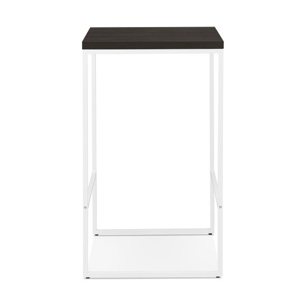 Melns bāra galds ar baltām kājām Kokoon Tikafe, augstums 105 cm-image-2