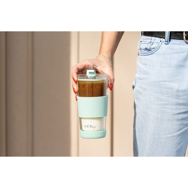 Piparmētru zaļa termokrūze 600 ml Fuori – Vialli Design-image-4