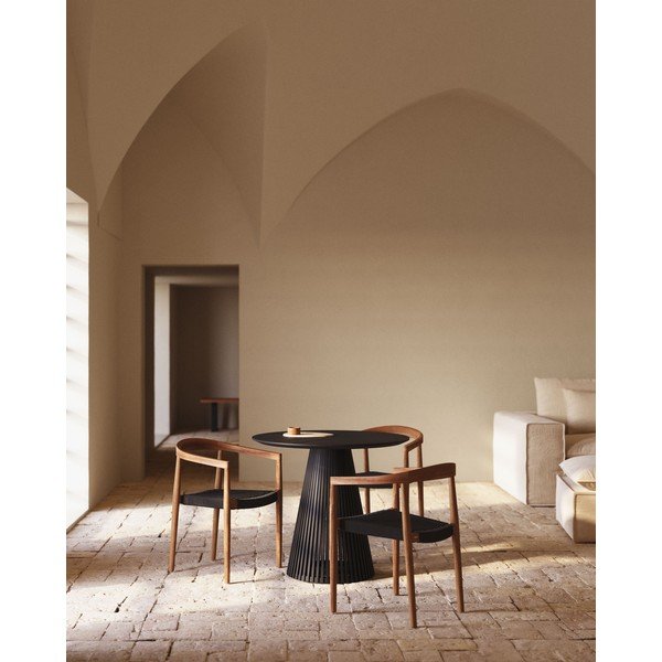 Ciedra masīvkoka apaļš ēdamgalds ø 90 cm Jeanette – Kave Home-image-1