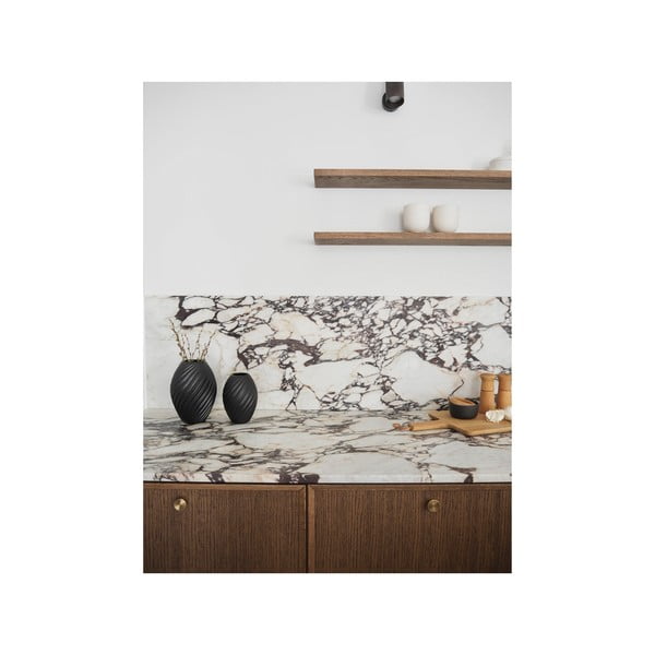 Melna porcelāna vāze Morsø River, augstums 26 cm-image-2