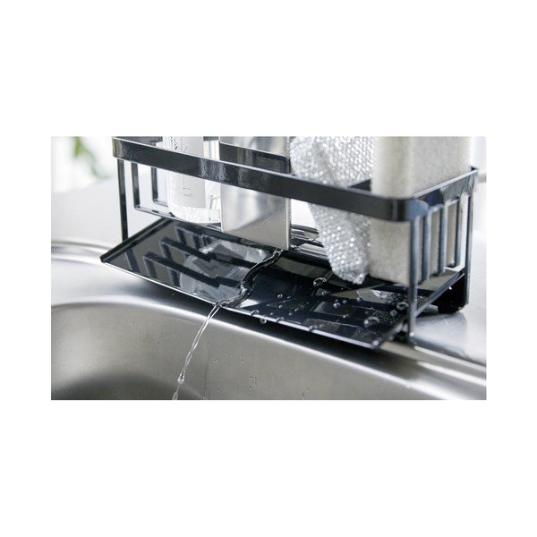 Melns metāla mazgāšanas līdzekļu turētājs Tower – YAMAZAKI-image-3