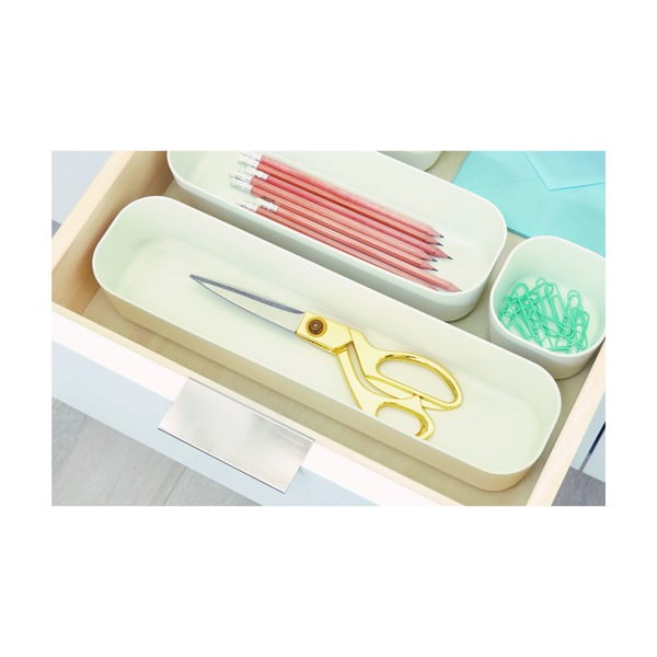 Balta uzglabāšanas kaste iDesign Eco, 9 x 36,5 cm-image-3