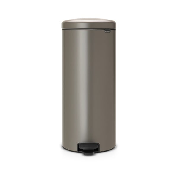 Pelēka tērauda atkritumu tvertne ar pedāli 30 l NewIcon – Brabantia-image-4