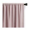 Dūmakaini rozā daļēji gaismu necaurlaidīgs aizkars 140x250 cm Carli – Restilo