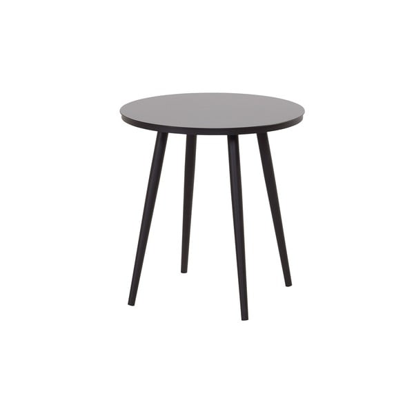 Apaļš dārza bāra galds ar melnu galda virsmu ø 66 cm Sophie – Hartman