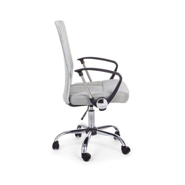 Gaiši pelēks polsterēts biroja krēsls Brisbane – Yes Everyday-image-3