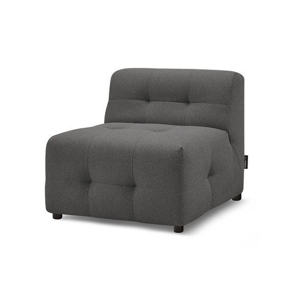 Tumši pelēks dīvāna modulis Kleber – Bobochic Paris-image-3