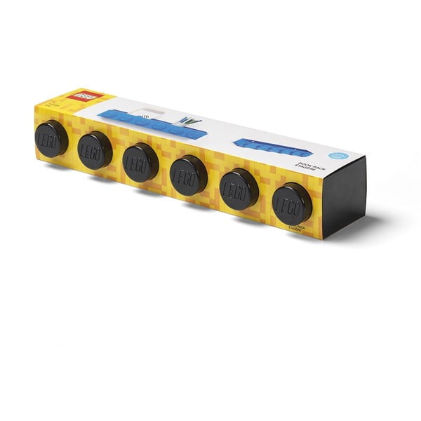 Bērnu melnais sienas plaukts Sleek - LEGO®-image-2