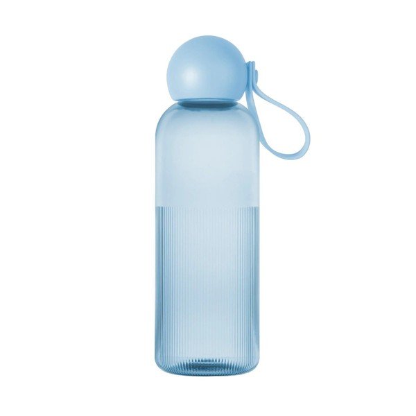 Gaiši zila pārstrādātas plastmasas pudele ceļojumiem 600 ml Ture – Sagaform