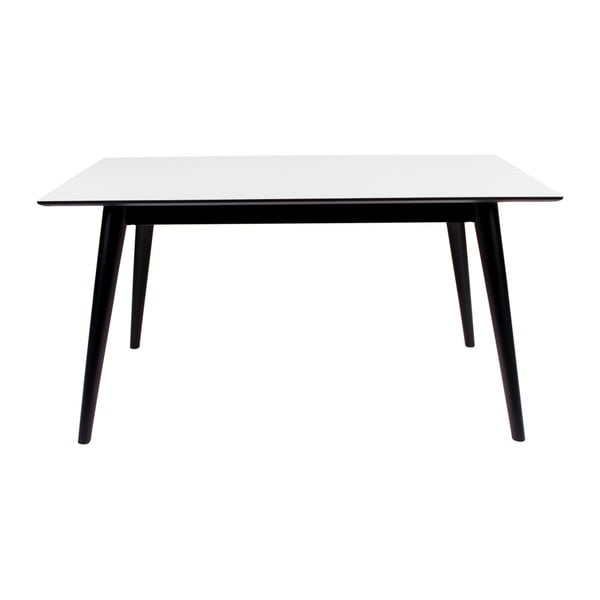 Saliekamais pusdienu galds ar melnām kājām House Nordic Copenhagen, 150 x 95 cm