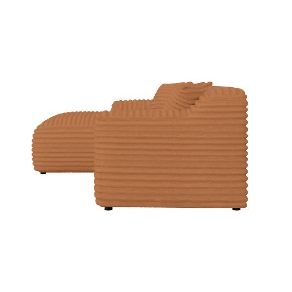 Terakotas oranžs velveta stūra dīvāns (ar kreiso stūri/ar zvilni) Martin – Ropez-image-3