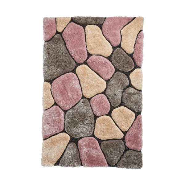 Pelēki rozā paklājs Think Rugs Noble House Rock, 150 x 230 cm