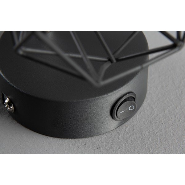 Melna prožektora tipa lampa 8x14 cm Ran – Fischer & Honsel-image-1