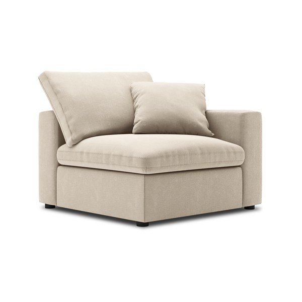 Bēša modulārā dīvāna stūra daļa Windsor & Co Sofas Galaxy, labais stūris-image-2