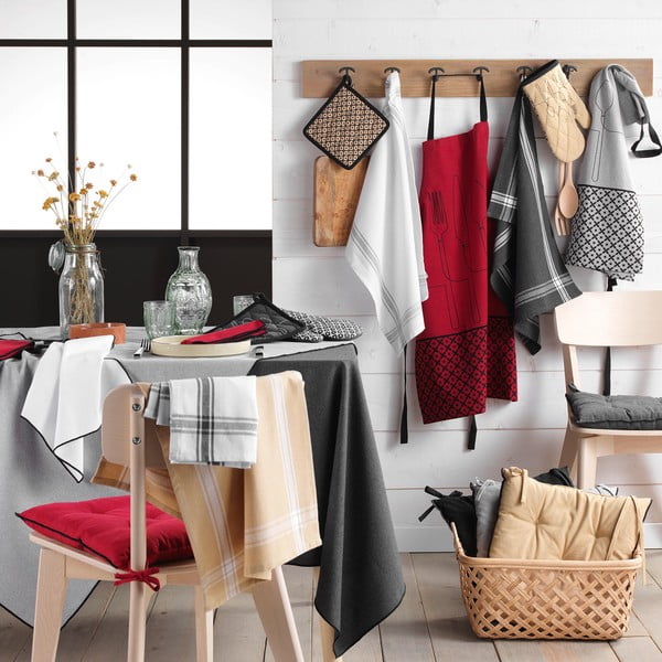 Virtuves cimdi no pārstrādātas kokvilnas (2 gab.) Cuisiline – douceur d'intérieur-image-2