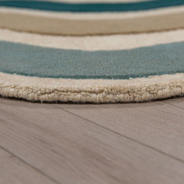 Zils ar rokām darināts vilnas paklājs 140x200 cm Cascade Wool – Flair Rugs-image-4