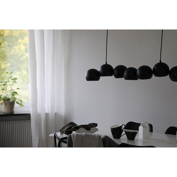 Melna piekaramā lampa ar metāla abažūru Cupolo – Markslöjd-image-3