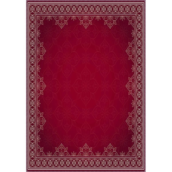 Sarkans paklājs Vitaus Emma, 120 x 160 cm