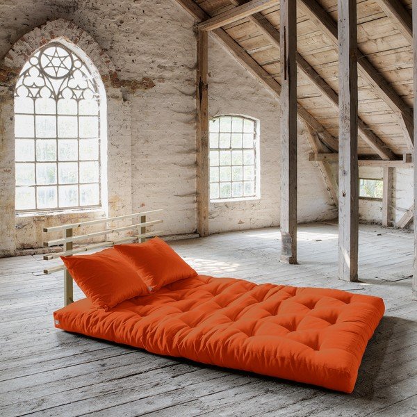 Dīvāns gulta Karup Shin Sano Natur/Orange-image-1