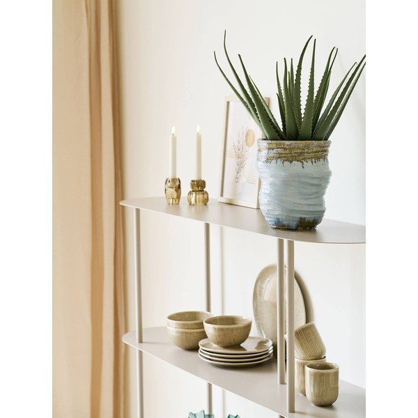 Bēšs metāla plaukts 118x139x31 cm Rieti – House Nordic-image-3