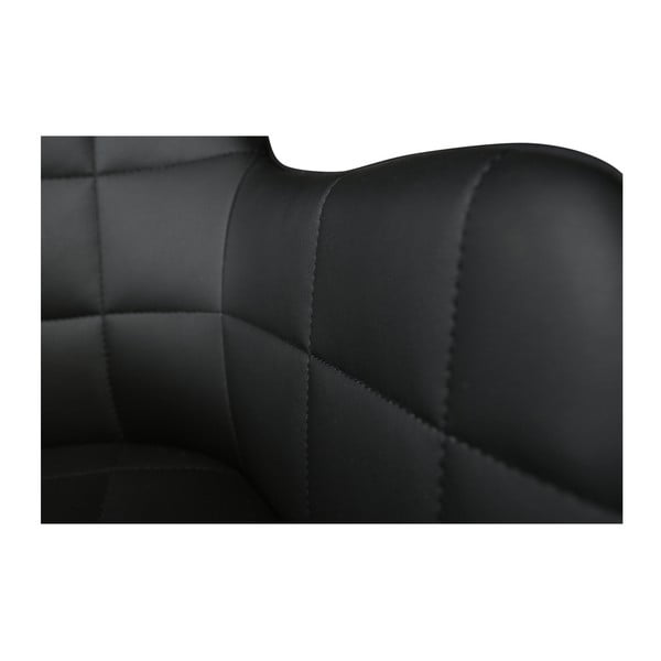 Melns mākslīgās ādas krēsls DAN-FORM Denmark Embrace-image-1