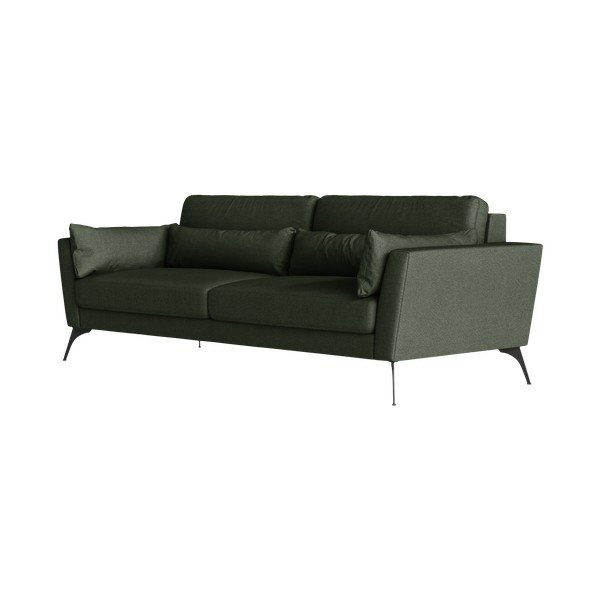 Zaļš trīsvietīgs dīvāns Marie Claire Home Susan-image-3