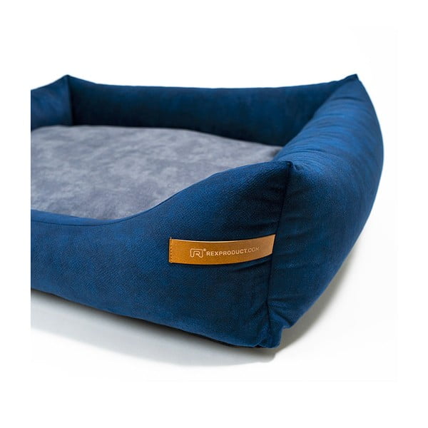 Zila/tumši pelēka mājdzīvnieku gulta suņiem 55x65 cm SoftBED Eco S – Rexproduct-image-2