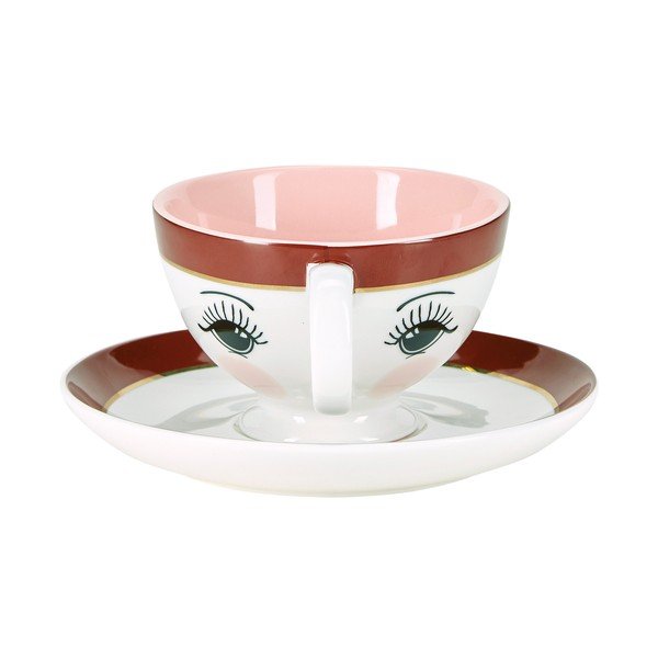 Porcelāna tasīte ar apakštasīti Miss Étoile Colored Icons-image-1