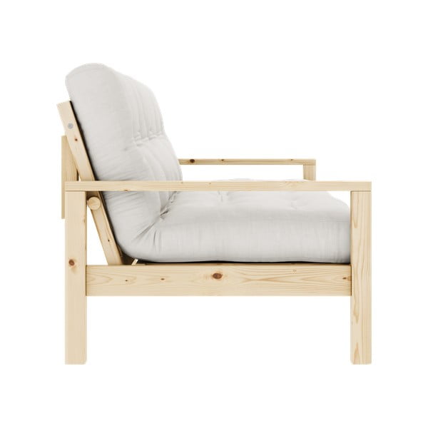 Krēmkrāsas salokāms dīvāns 205 cm Knob – Karup Design-image-4