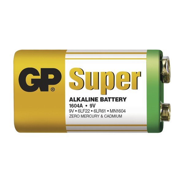 Sārmu baterijas 1 komplektā GP Super 9V - EMOS-image-1