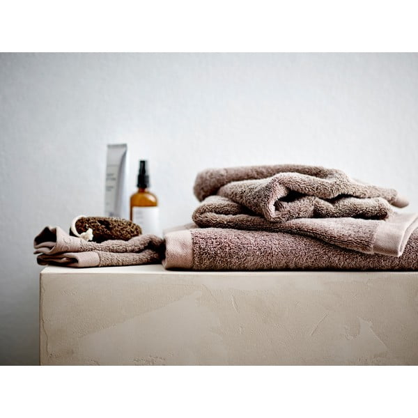 Brūns organiskās kokvilnas dvielis 50x100 cm Comfort Organic – Södahl-image-1