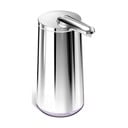 Automātiskais ziepju dozators sudraba krāsā no tērauda 266 ml – simplehuman