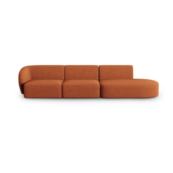 Oranžs dīvāns 302 cm Shane – Micadoni Home