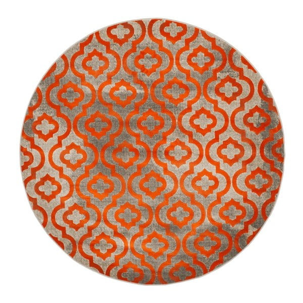 Oranžs paklājs Webtappeti Evergreen, 155 cm