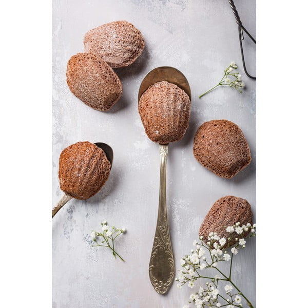 Silikona cepšanas forma madlēnas cepumiem 17,5x29,5 cm – Orion-image-1