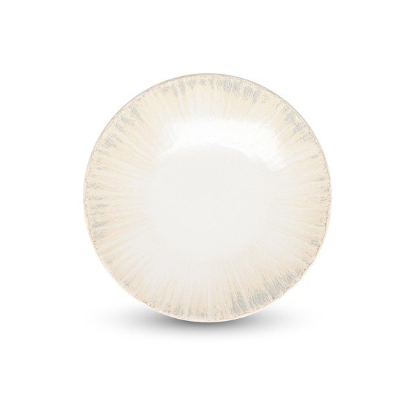 Gaiši pelēks deserta porcelāna šķīvis ø 21 cm Nuance – BonBistro