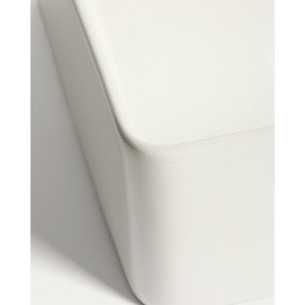 Balta keramikas izlietne 36,5x36,5 cm Ovara – Kave Home-image-4