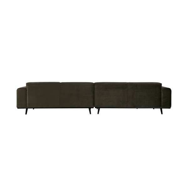 Tumši zaļš samta dīvāns BePureHome Statement, 372 cm-image-3
