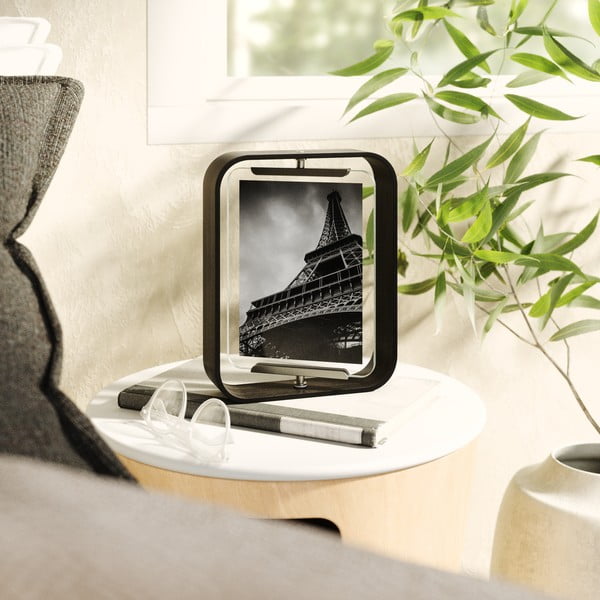 Melns koka stāvošs foto rāmis 19x24 cm Bellwood – Umbra-image-1