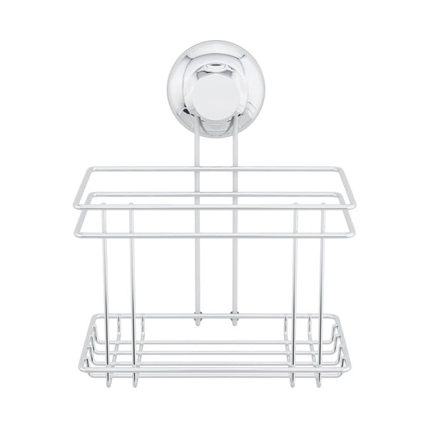 Sudraba krāsas metāla pašturošs vannas istabas plaukts Bestlock Bath – Compactor-image-4