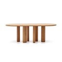 Ēdamgalds ar oškoka imitāciju 105x220 cm Mailen – Kave Home