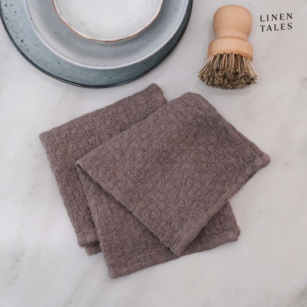Lina dvieļi (2 gab.) 26x26 cm – Linen Tales-image-1