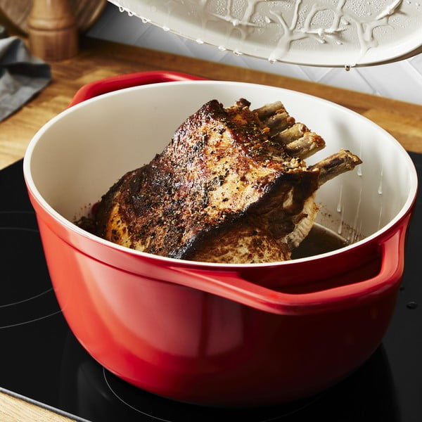 Alumīnija katls ar vāku un nelīpošu virsmu indukcijas plītij 5,7 l Air – Tefal-image-1