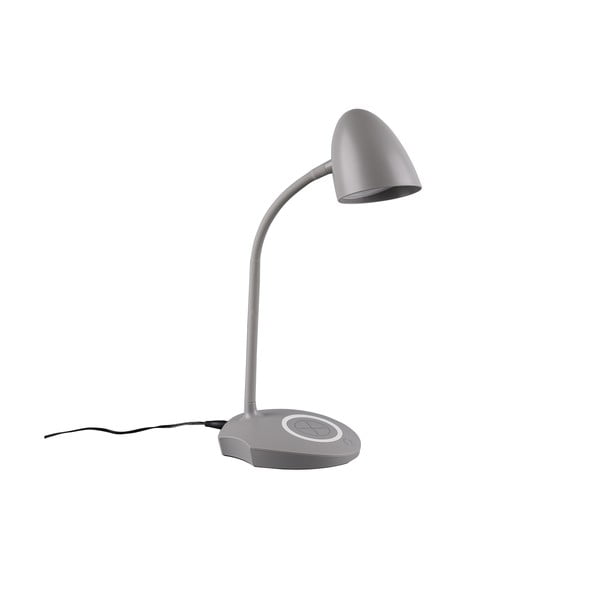 Pelēka LED galda lampa (augstums 38 cm) Load – Trio